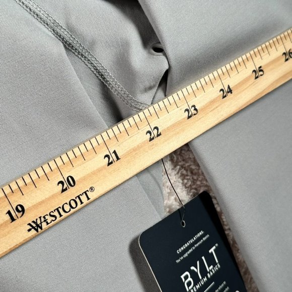 Bylt Mens Elite Drop Cut Pullover Hoodie Sweatshirt Grey Size Large NWT Comfy - Picture 10 of 11